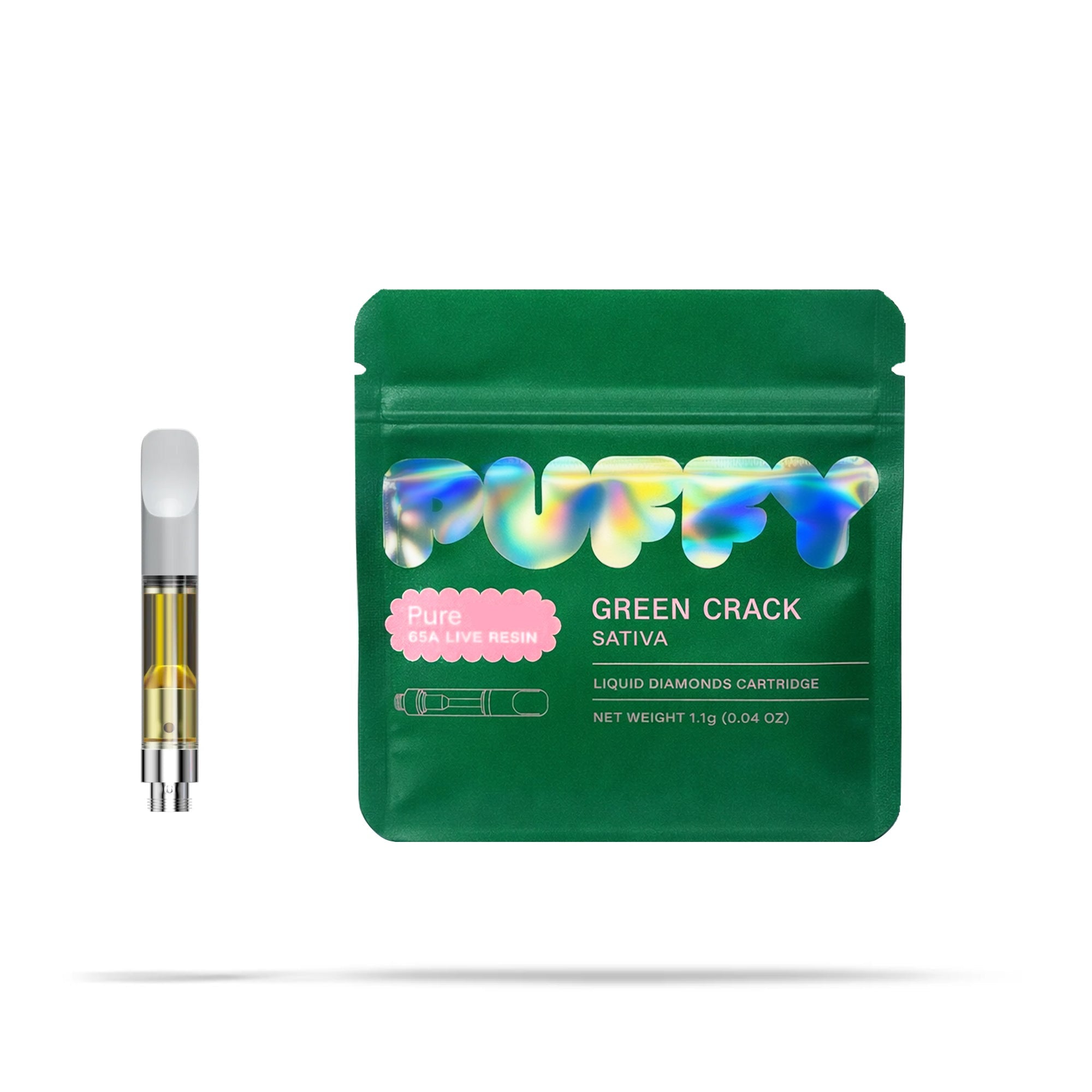 Green Crack Pure THCa Live Resin Cartridge